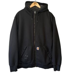 Carhartt Sweatshirt Rain Defender Relaxed Fit Midweight Sherpa-Lined Full-Zip